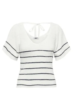 JDY T-Shirts-Top De Malha De Manga Curta