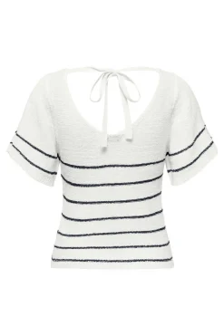 JDY T-Shirts-Top De Malha De Manga Curta