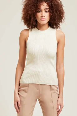 Pimkie T-Shirts-Top De Malha Sem Mangas