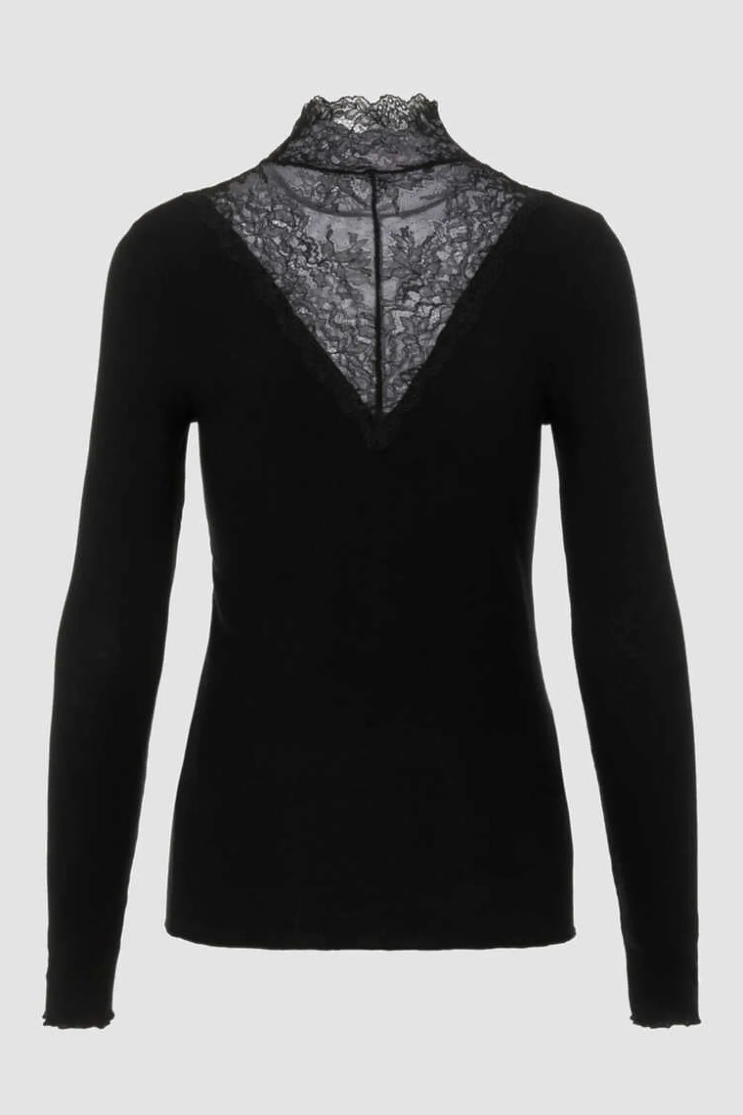 Pieces Camisas E Blusas-Top De Manga Comprida E Viscose