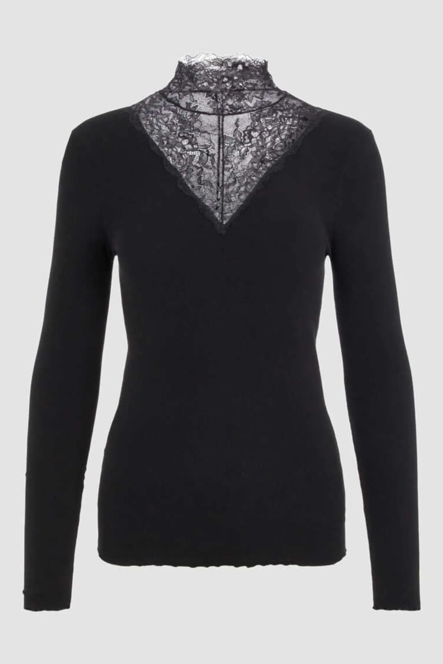 Pieces Camisas E Blusas-Top De Manga Comprida E Viscose