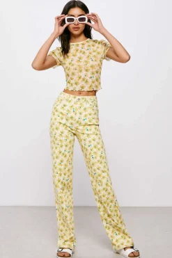 High Spirits T-Shirts-Top Flower Field