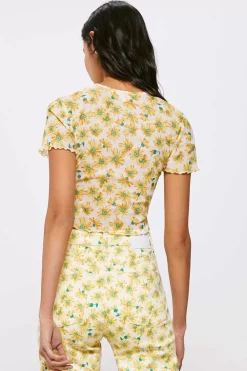 High Spirits T-Shirts-Top Flower Field