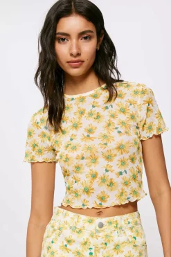 High Spirits T-Shirts-Top Flower Field