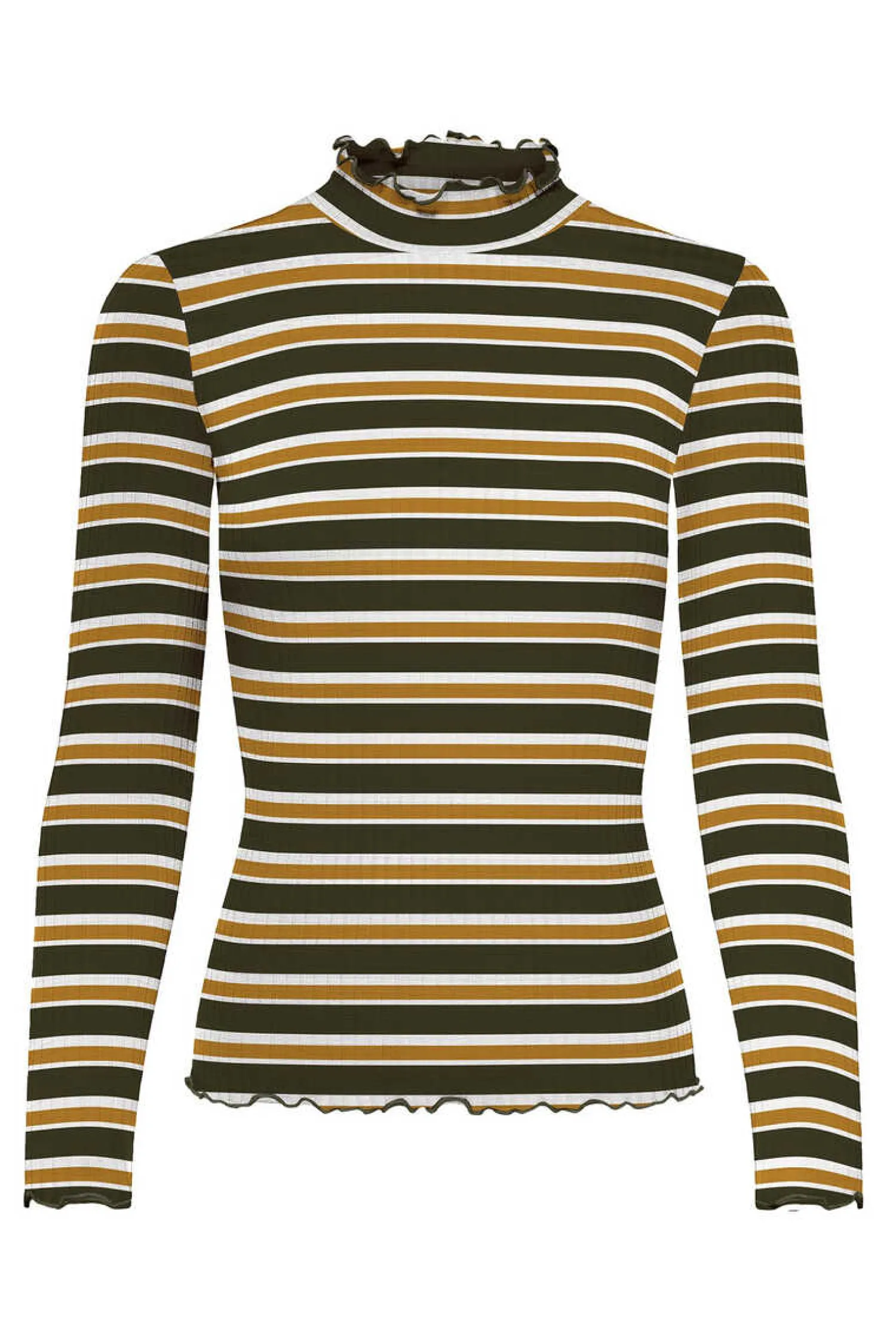 JDY T-Shirts-Top Manga Comprida Canelado