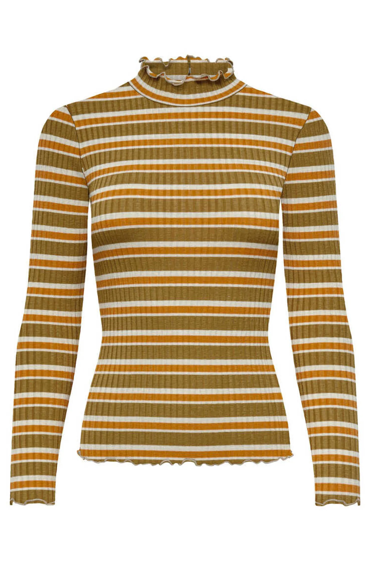 JDY T-Shirts-Top Manga Comprida Canelado