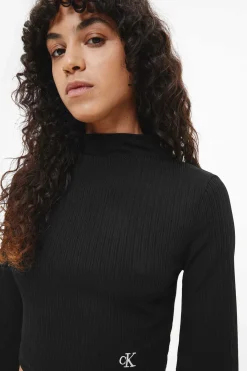 Calvin Klein T-Shirts-Top Manga Comprida Mulher