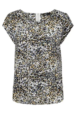 Only T-Shirts-Top Manga Curta E Gola Redonda