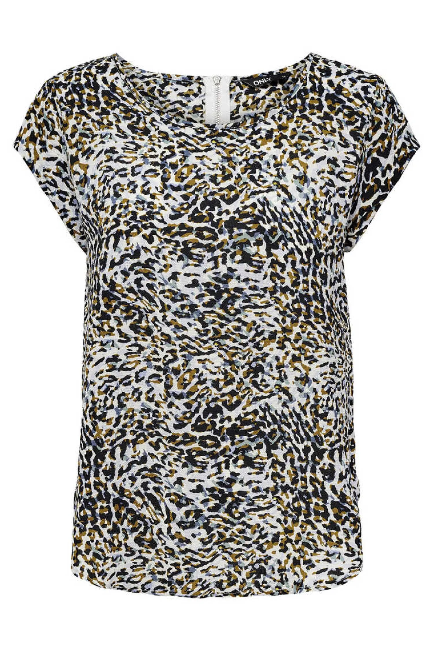 Only T-Shirts-Top Manga Curta E Gola Redonda