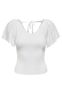 Only T-Shirts-Top Manga Curta Laco