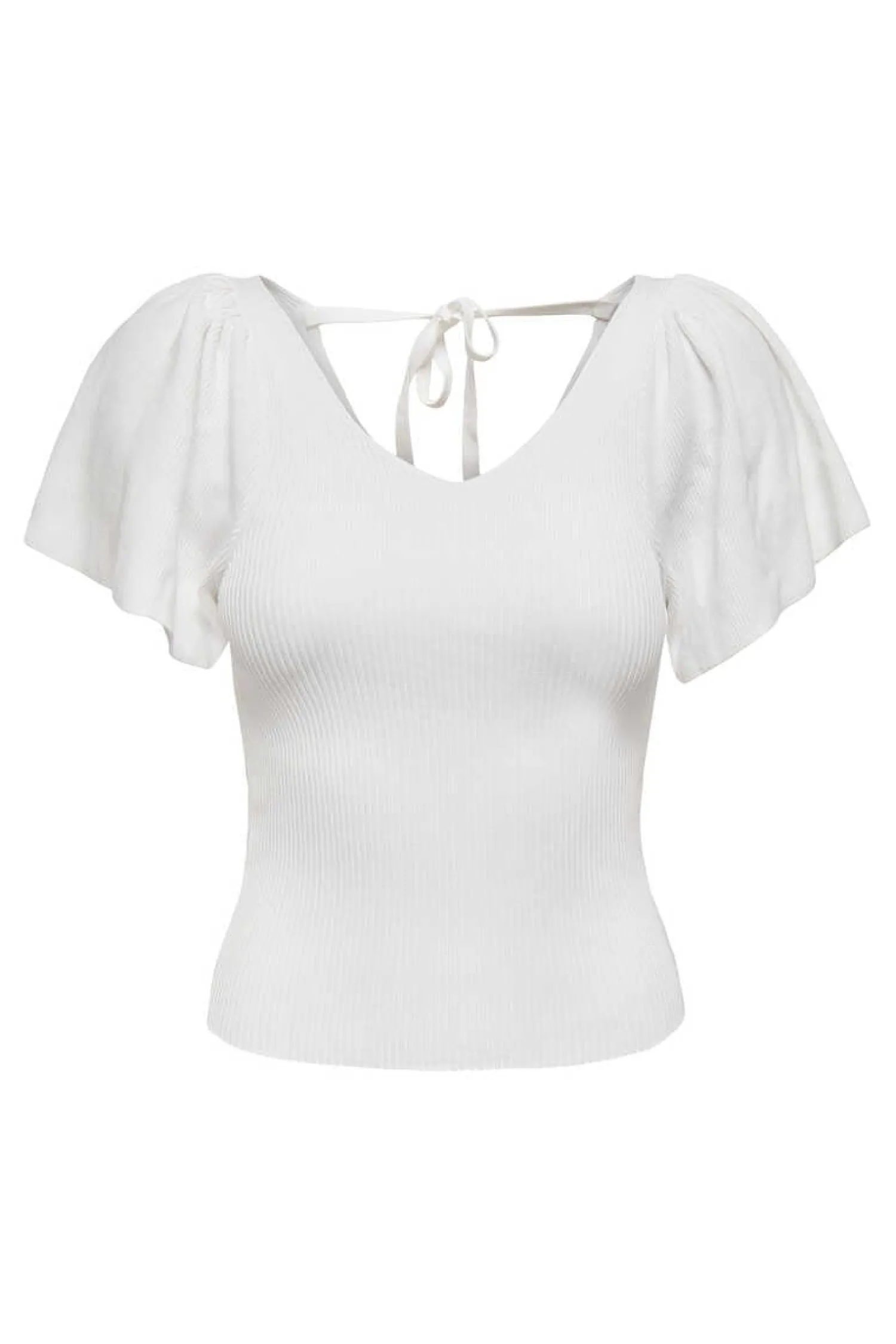 Only T-Shirts-Top Manga Curta Laco