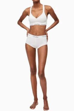 Calvin Klein Sutias-Top Pre-Formado De Algodao Com Cos Da