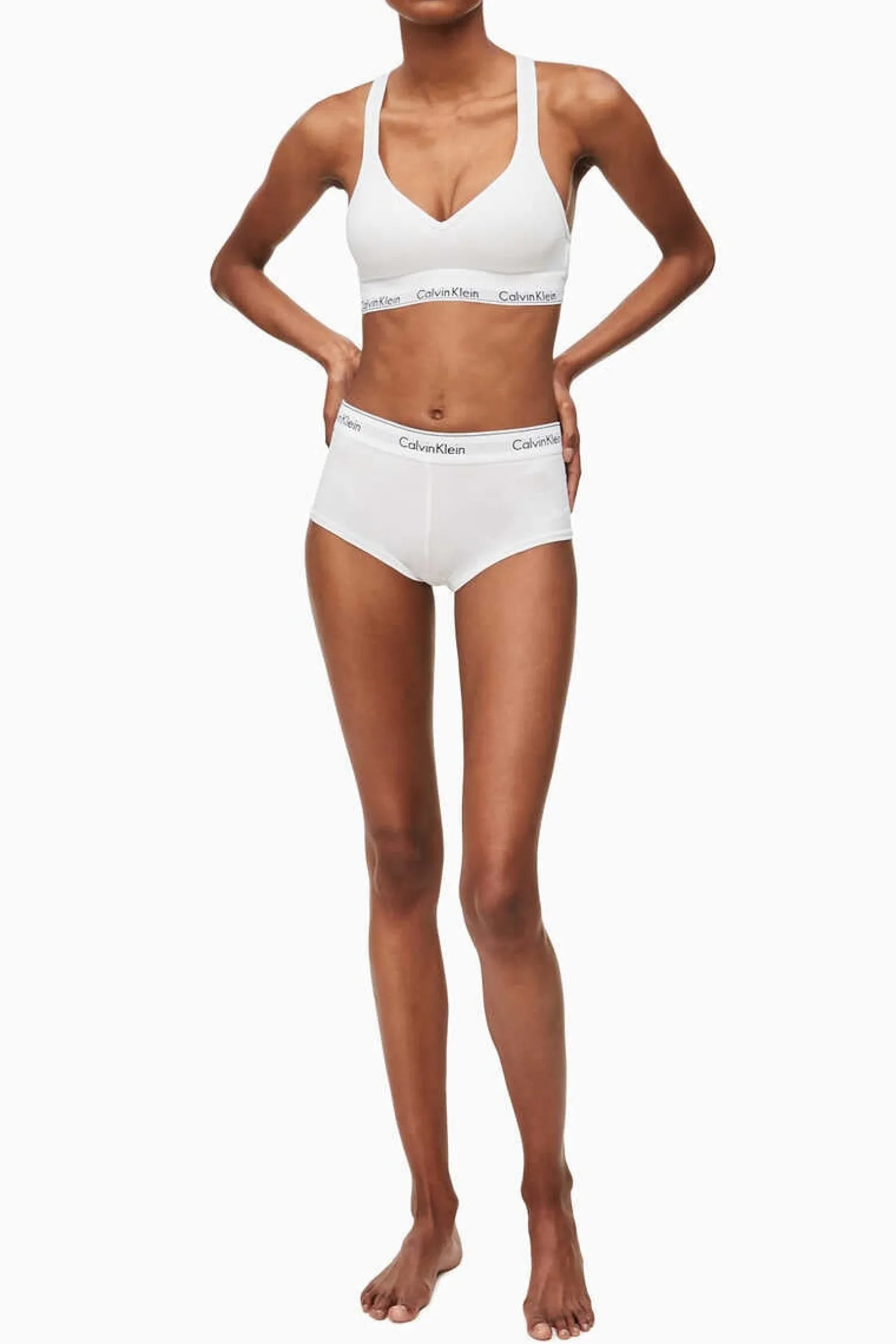 Calvin Klein Sutias-Top Pre-Formado De Algodao Com Cos Da