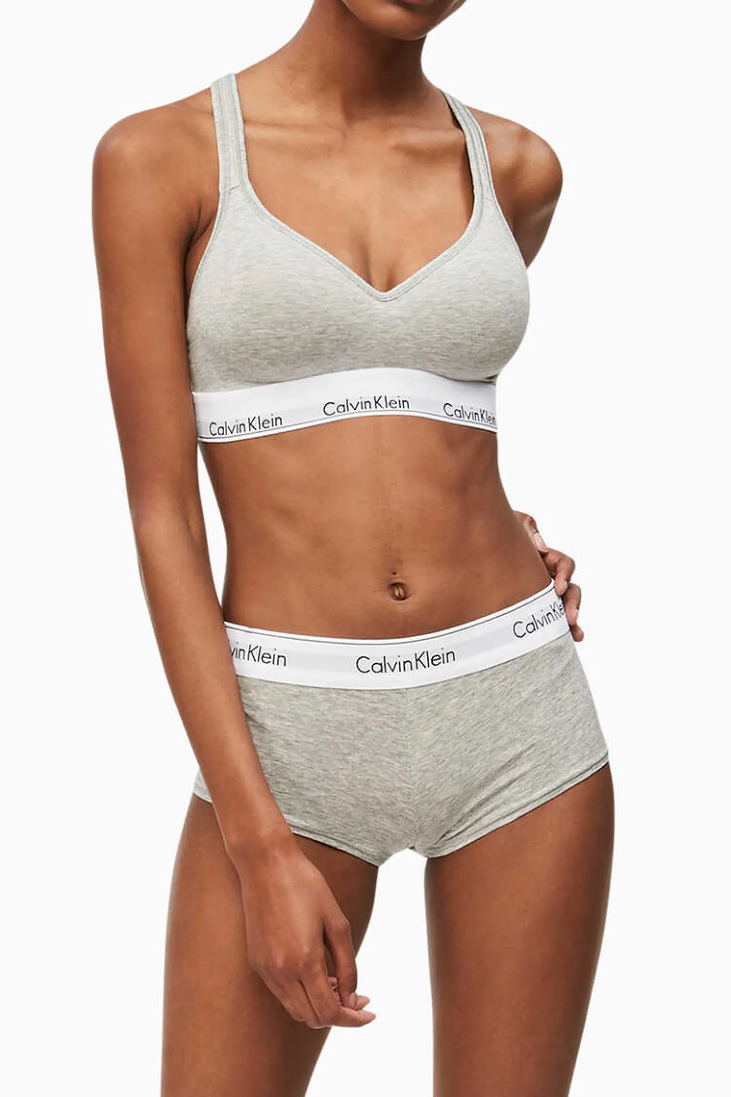 Calvin Klein Sutias-Top Pre-Formado De Algodao Com Cos Da