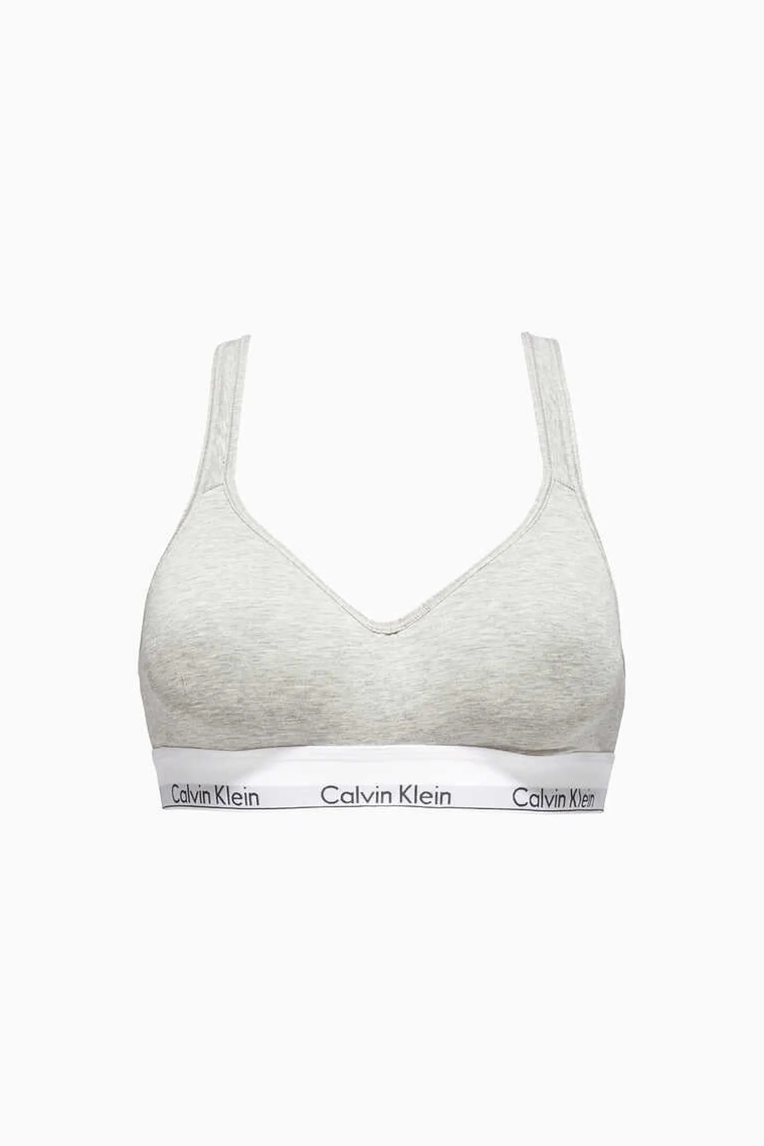 Calvin Klein Sutias-Top Pre-Formado De Algodao Com Cos Da