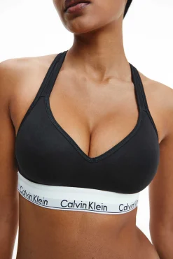 Calvin Klein Sutias-Top Pre-Formado De Algodao Com Cos Da
