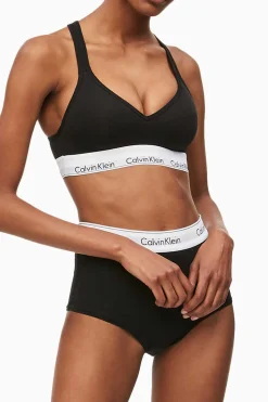 Calvin Klein Sutias-Top Pre-Formado De Algodao Com Cos Da