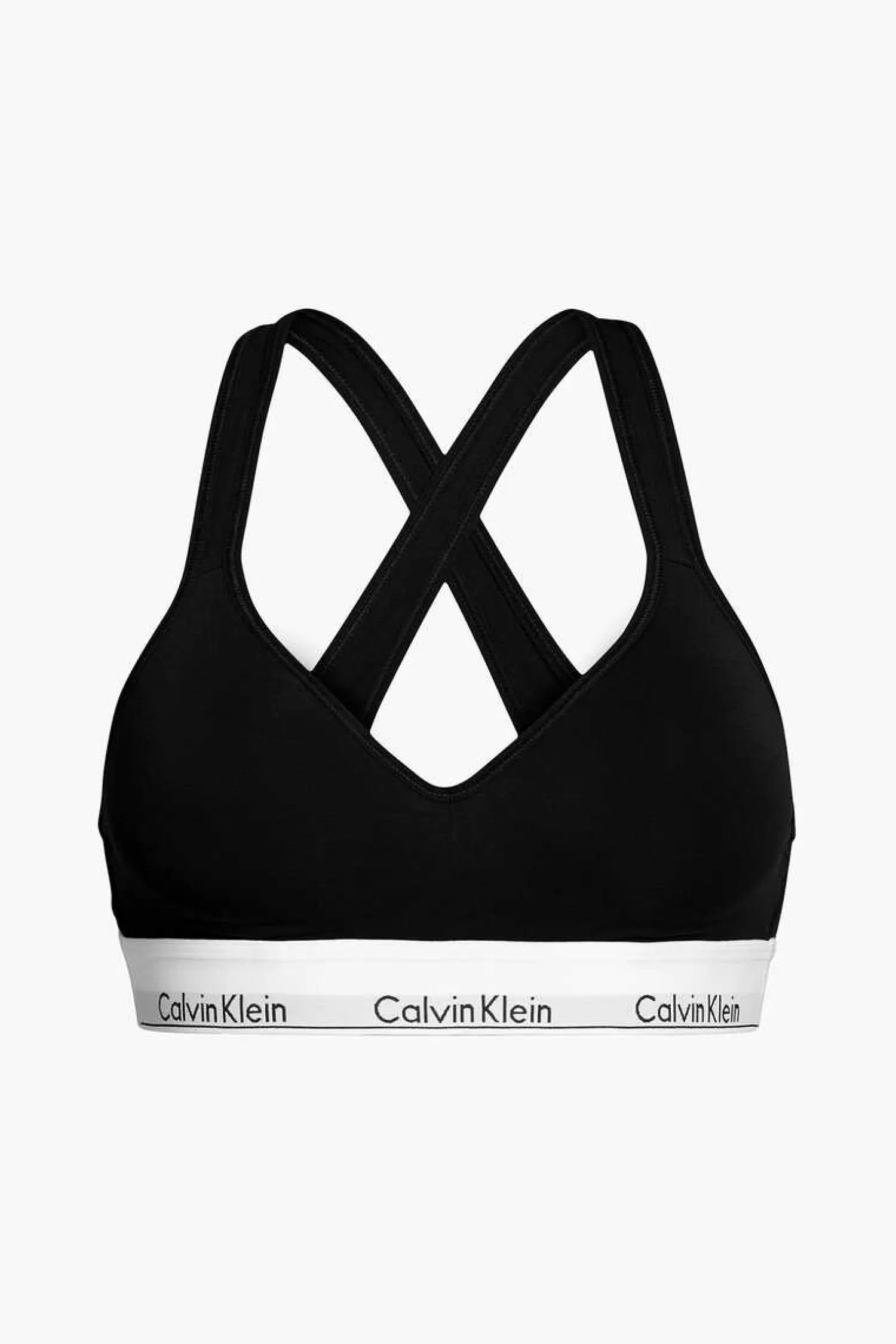 Calvin Klein Sutias-Top Pre-Formado De Algodao Com Cos Da