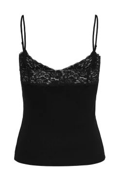 Only T-Shirts-Top Renda Canelado