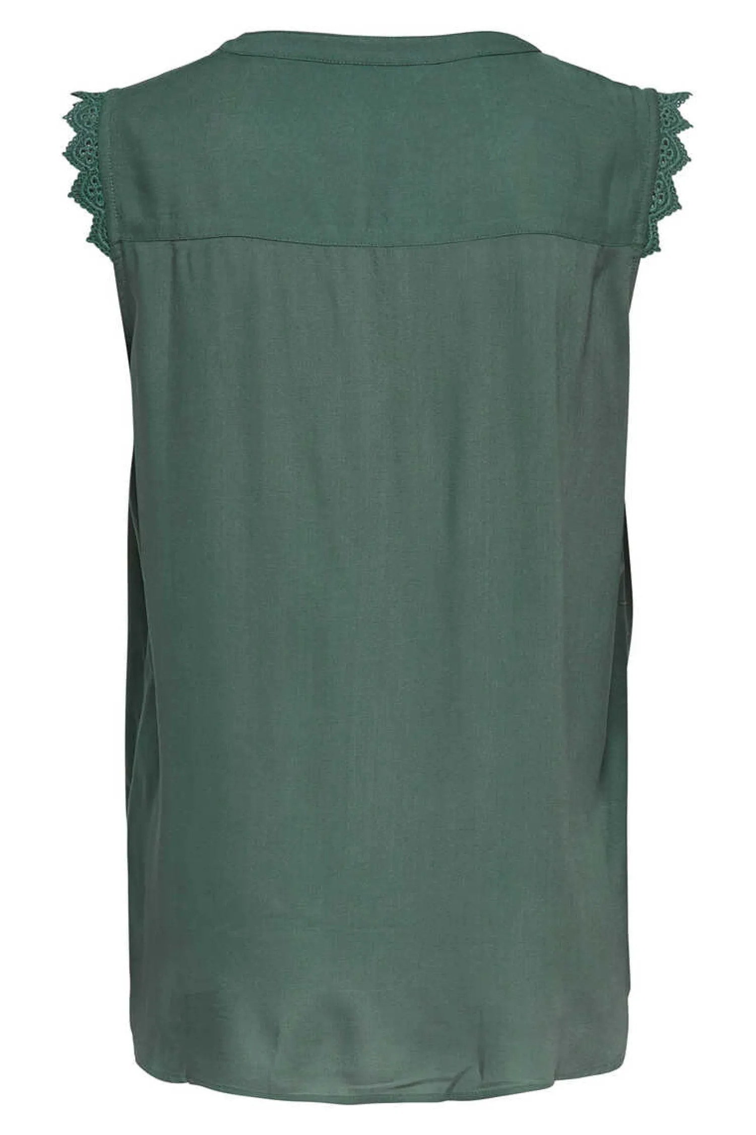 Only T-Shirts-Top Sem Mangas Com Decote Em Bico.