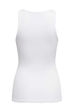 Only T-Shirts-Top Sem Mangas Em Canelado