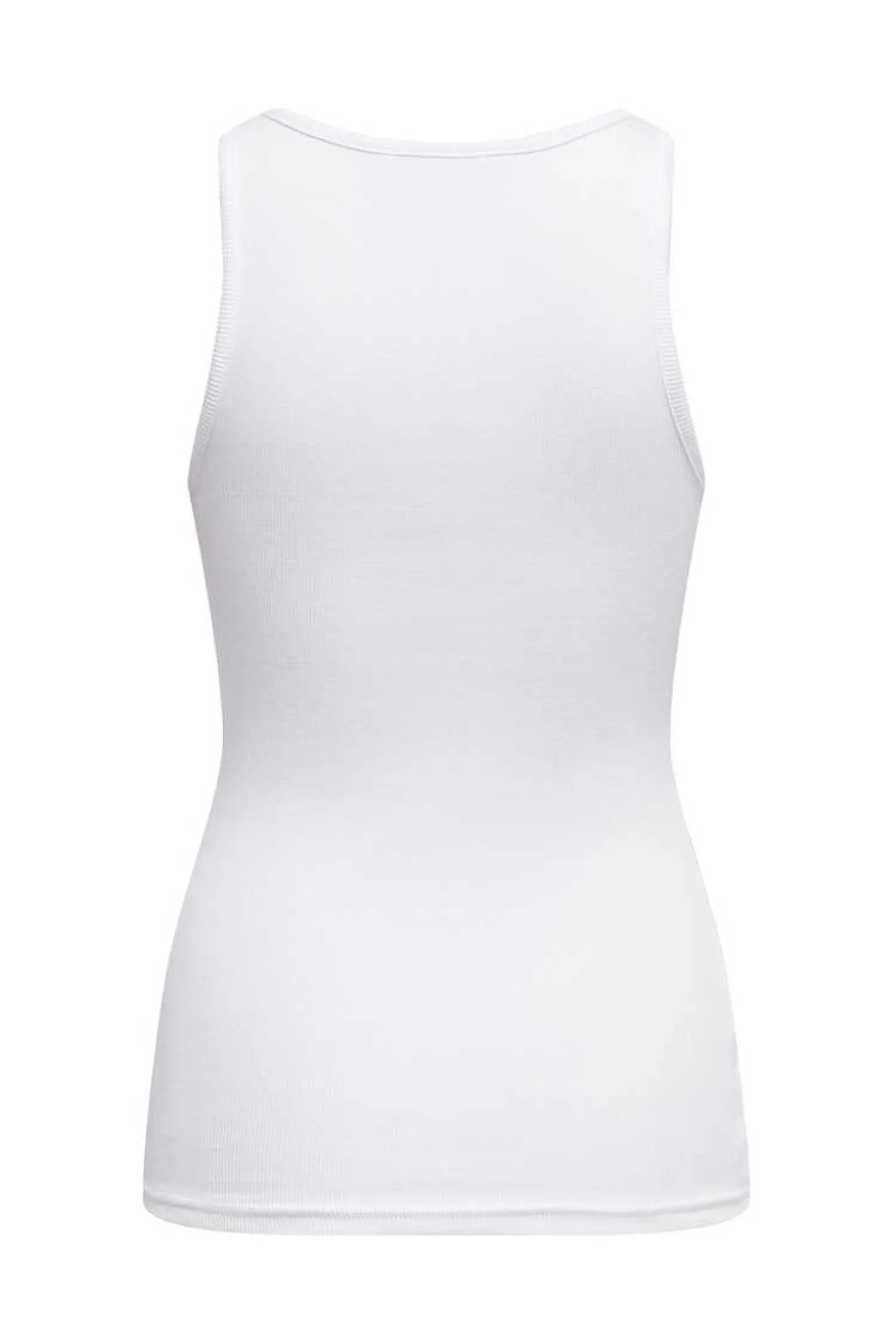 Only T-Shirts-Top Sem Mangas Em Canelado