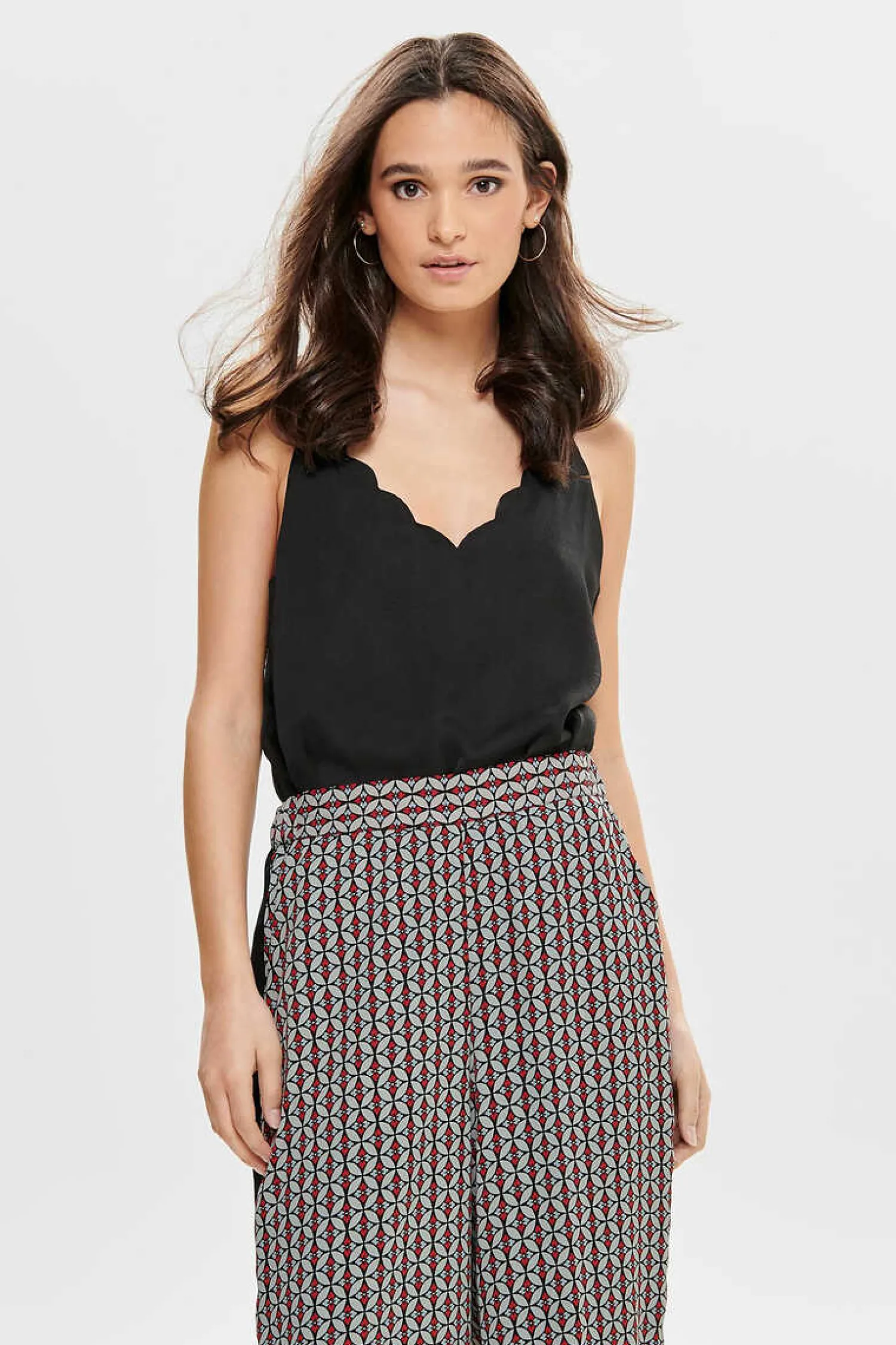 Only T-Shirts-Top Tipo Combinacao Debruado.