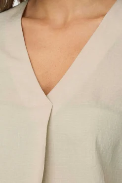 JDY T-Shirts-Topo Do Pescoco Em V