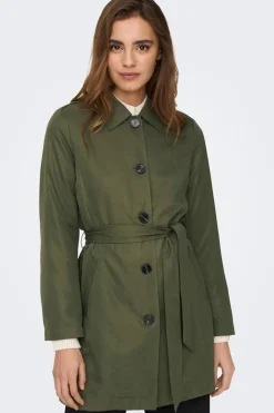 Only Sobretudos E Parkas-Trench Cinto