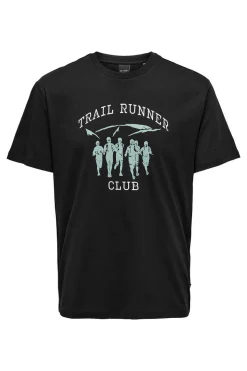 Only & Sons T-Shirt Preto Sale