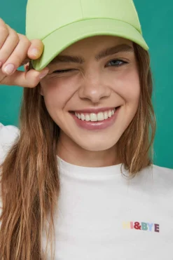 HI&BYE T-Shirts E Tops-T-Shirt 100% Algodao Cru Mini Logo