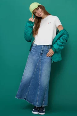 HI&BYE T-Shirts E Tops-T-Shirt 100% Algodao Cru Mini Logo