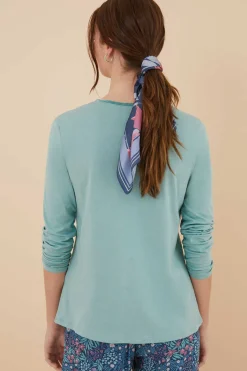 Women'secret Pijamas-T-Shirt 100% Algodao Em Com Botoes