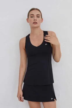 Dash and Stars Outdoor-T-Shirt Alcas Olimpica Transpiravel Preta