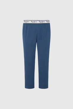 Pepe Jeans T-Shirt Algodao Logo Estampado Azul