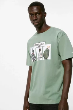 Springfield T-Shirt Attack On Titan Verde New