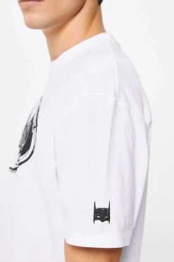 Springfield T-Shirt Batman Logo Branco