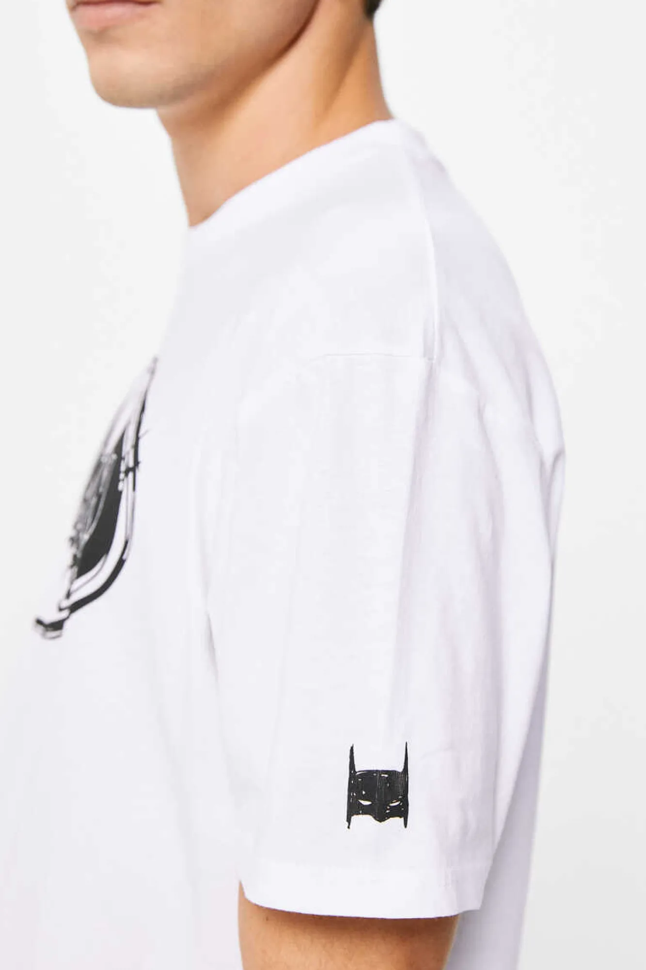 Springfield T-Shirt Batman Logo Branco