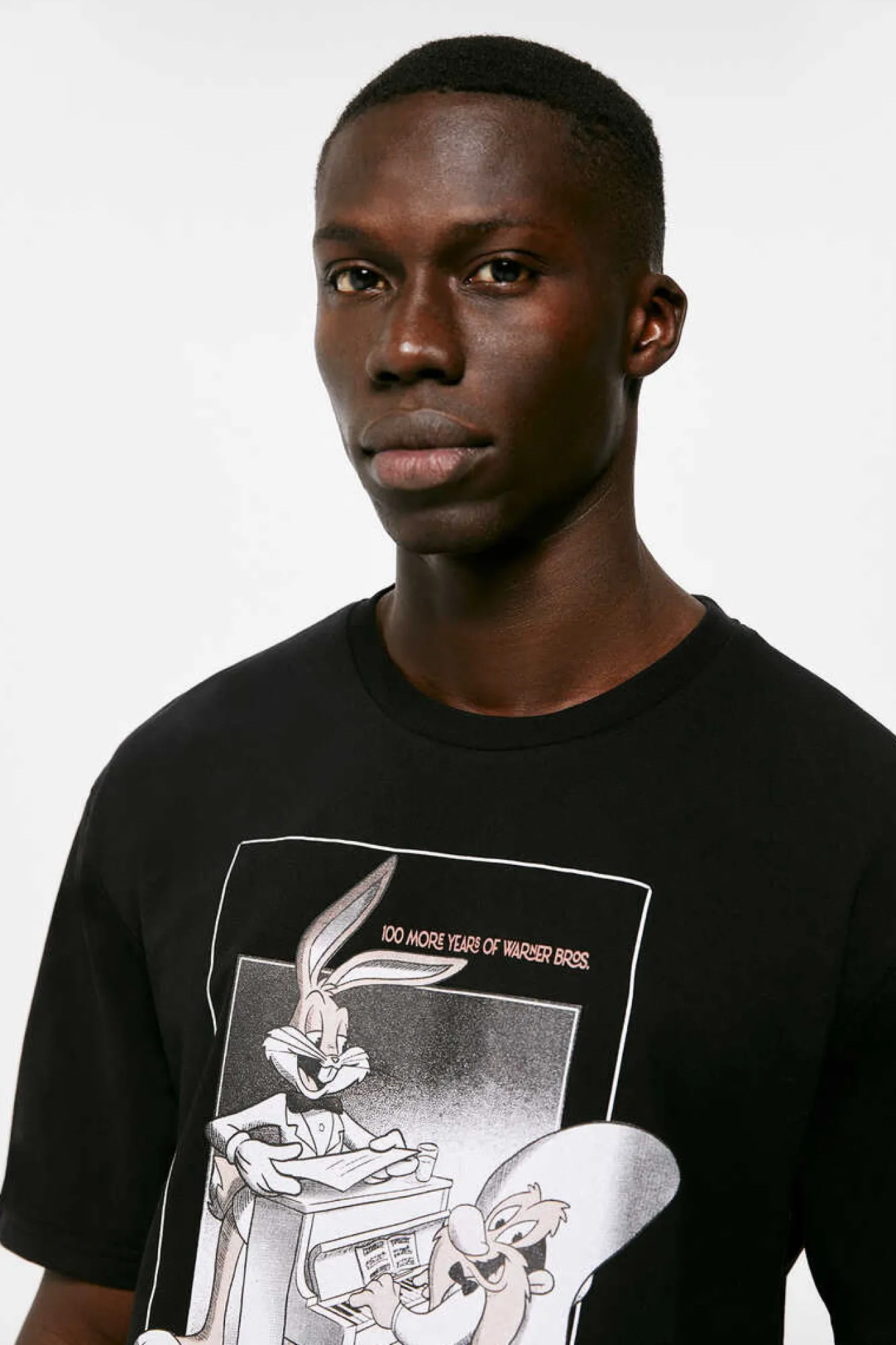 Springfield T-Shirt Burgs Bunny Casablanca Preto Best