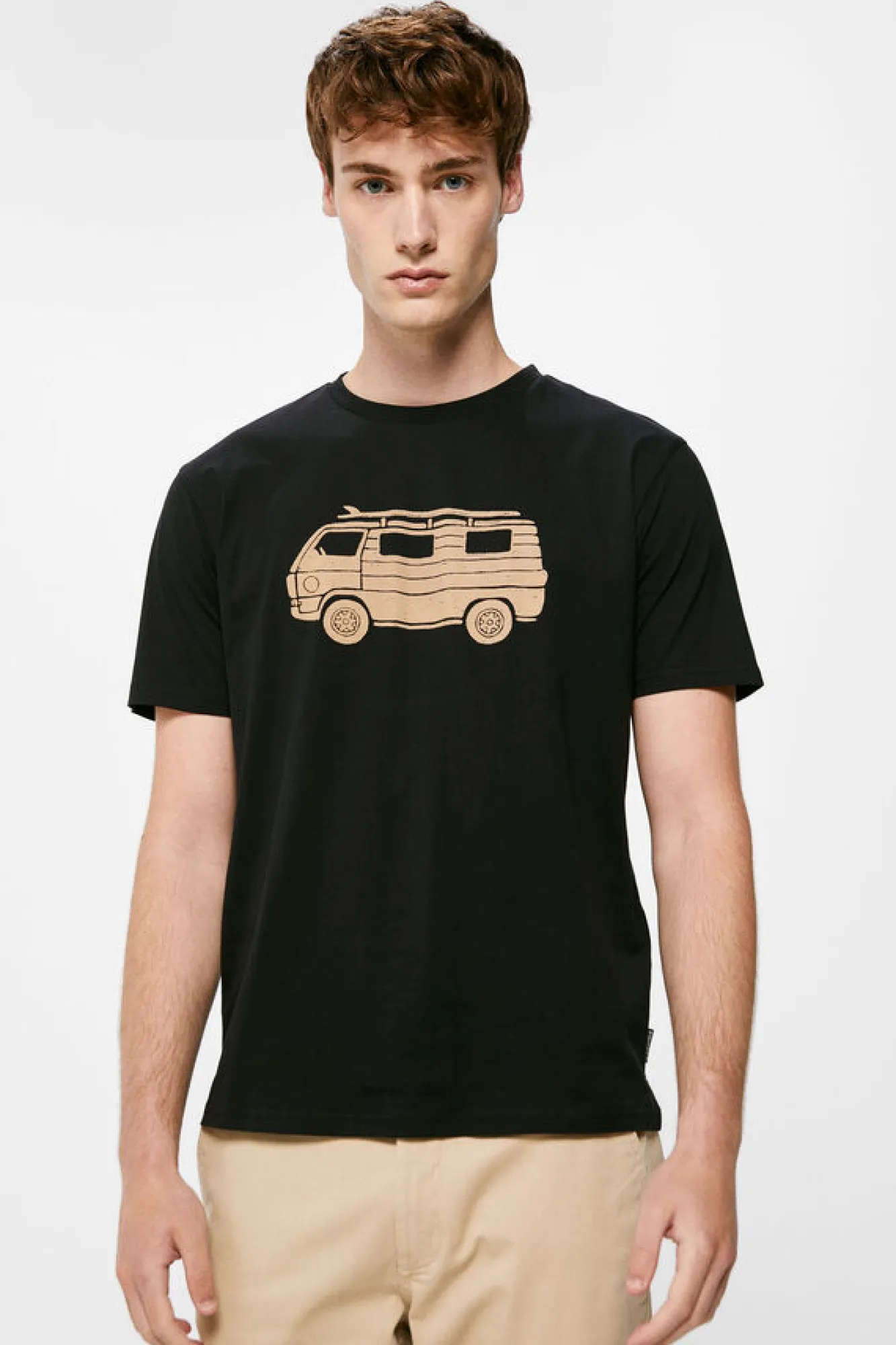 Springfield T-Shirt Carrinha Preto Outlet