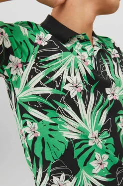 Jack & Jones T-Shirt Com Estampado Floral Preto Hot