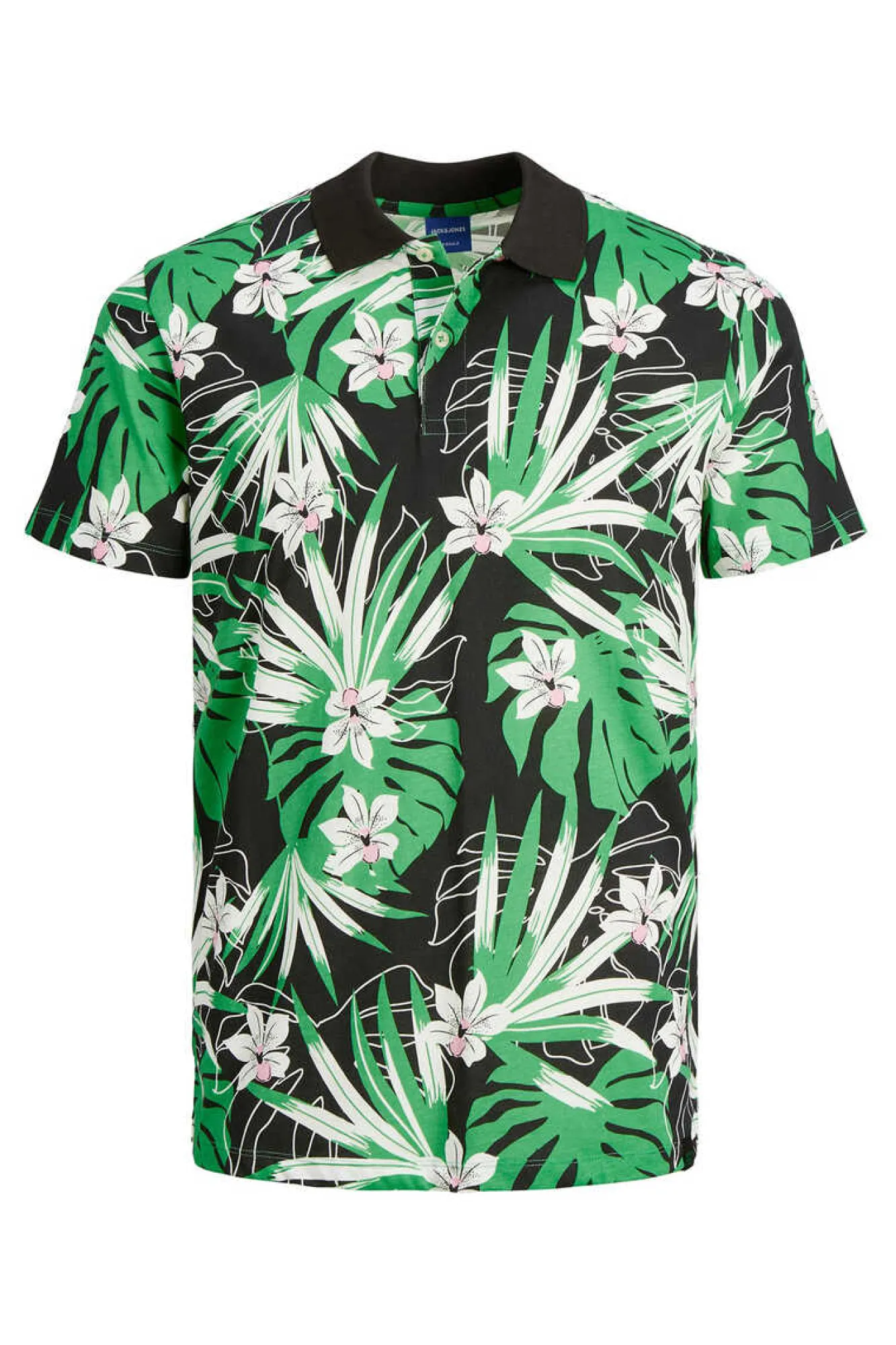 Jack & Jones T-Shirt Com Estampado Floral Preto Hot