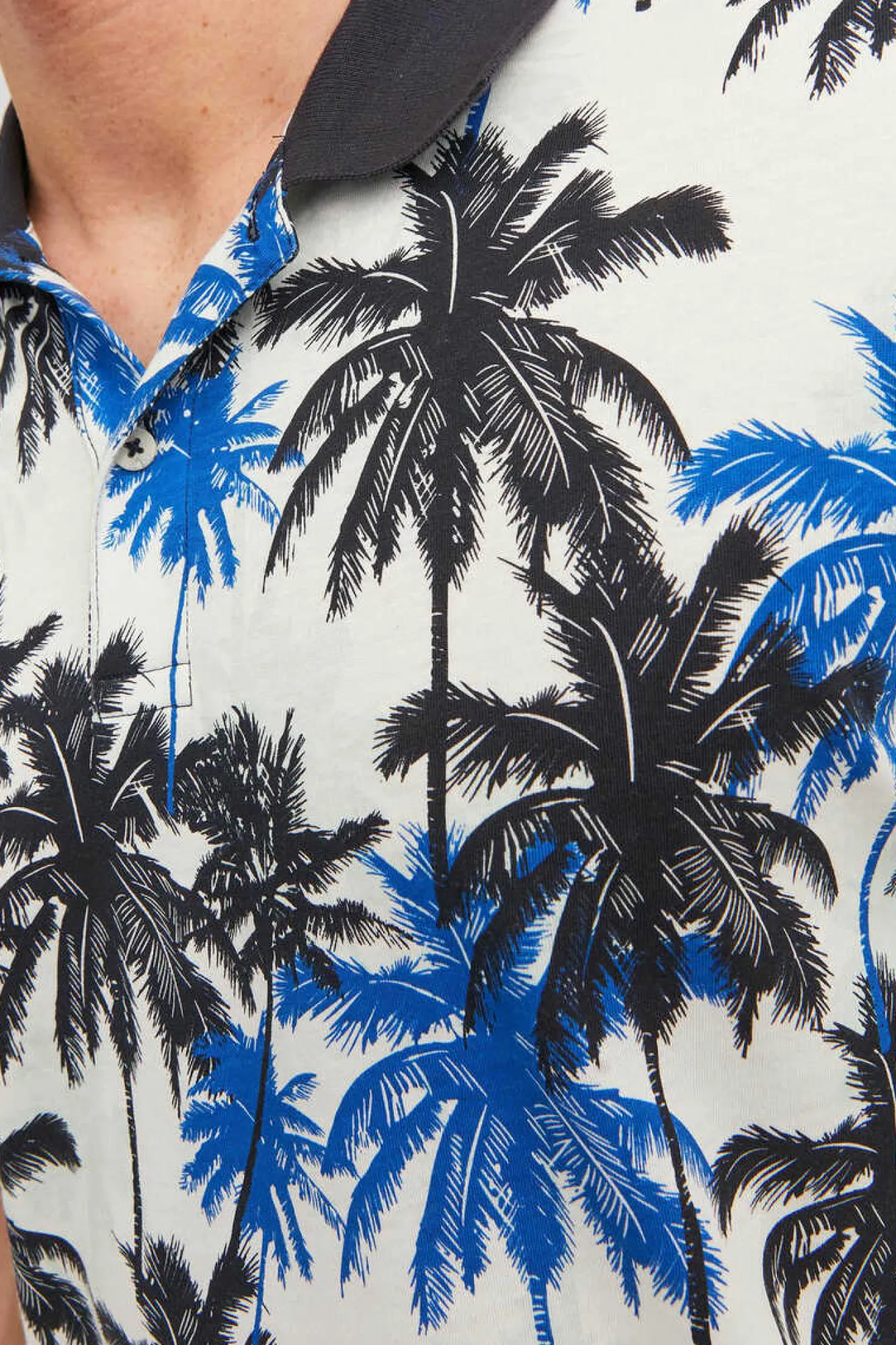 Jack & Jones T-Shirt Com Estampado Floral Marinho Clearance