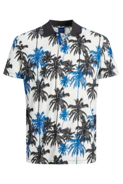 Jack & Jones T-Shirt Com Estampado Floral Marinho Clearance