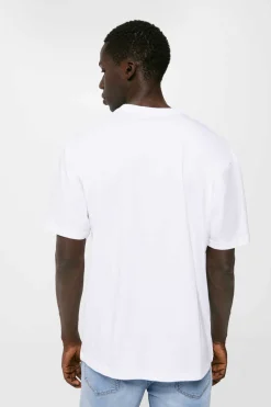 Springfield T-Shirt Cookie Monster Branco Discount