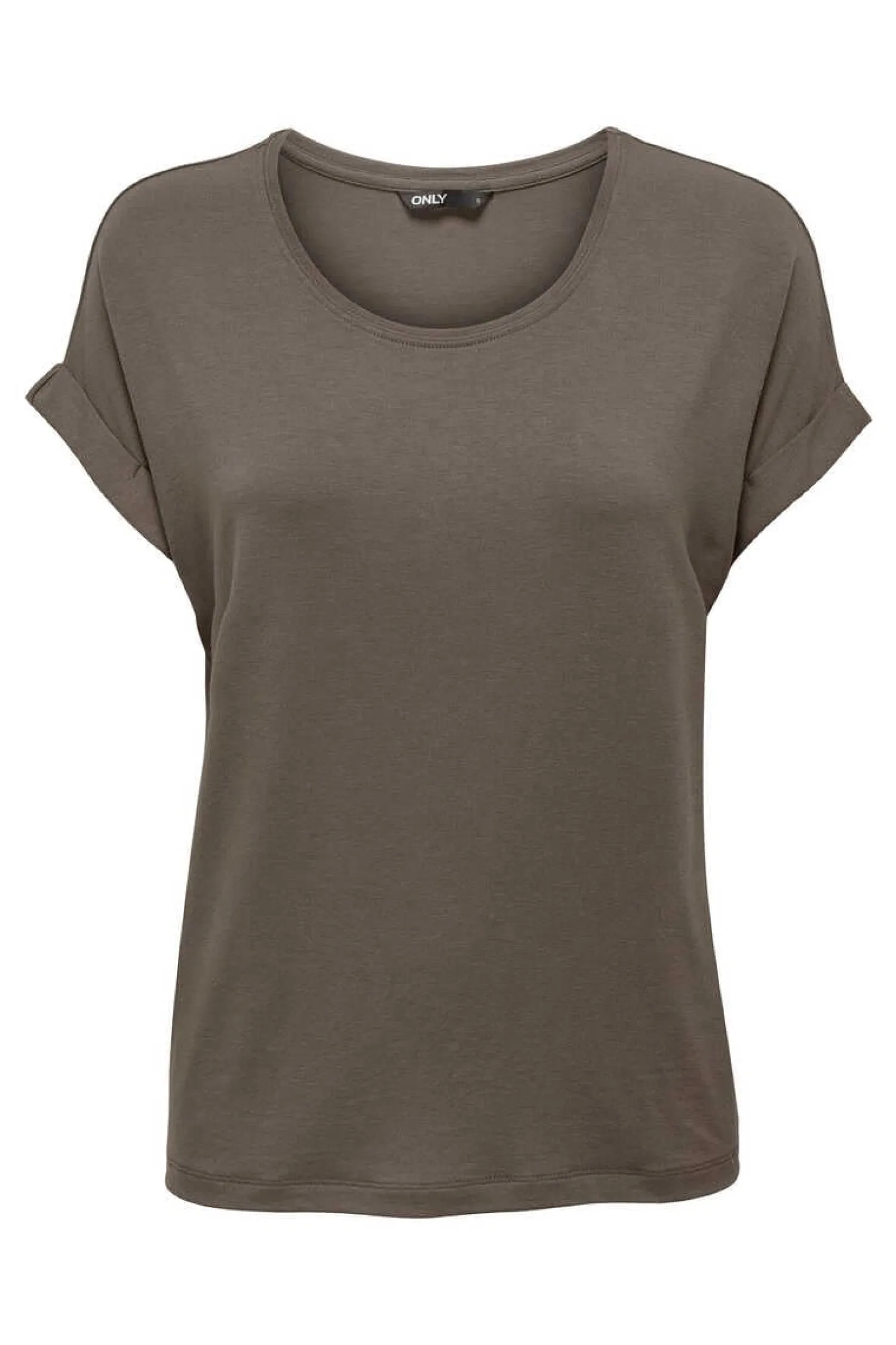 Only T-Shirts-T-Shirt De Gola Redonda