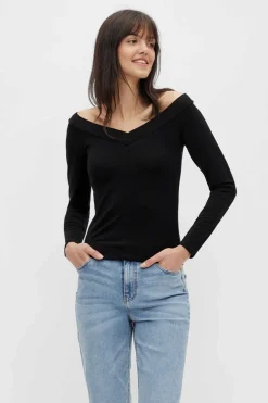 Pieces T-Shirts-T-Shirt De Malha