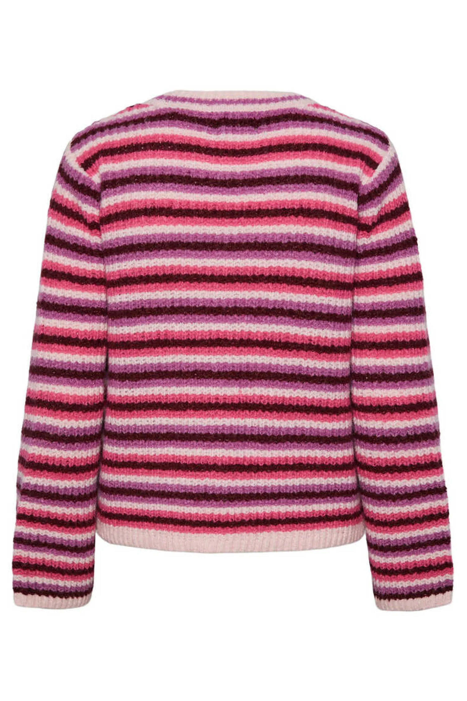 Pieces Sueteres E Cardigans-T-Shirt De Malha De Gola Fechada