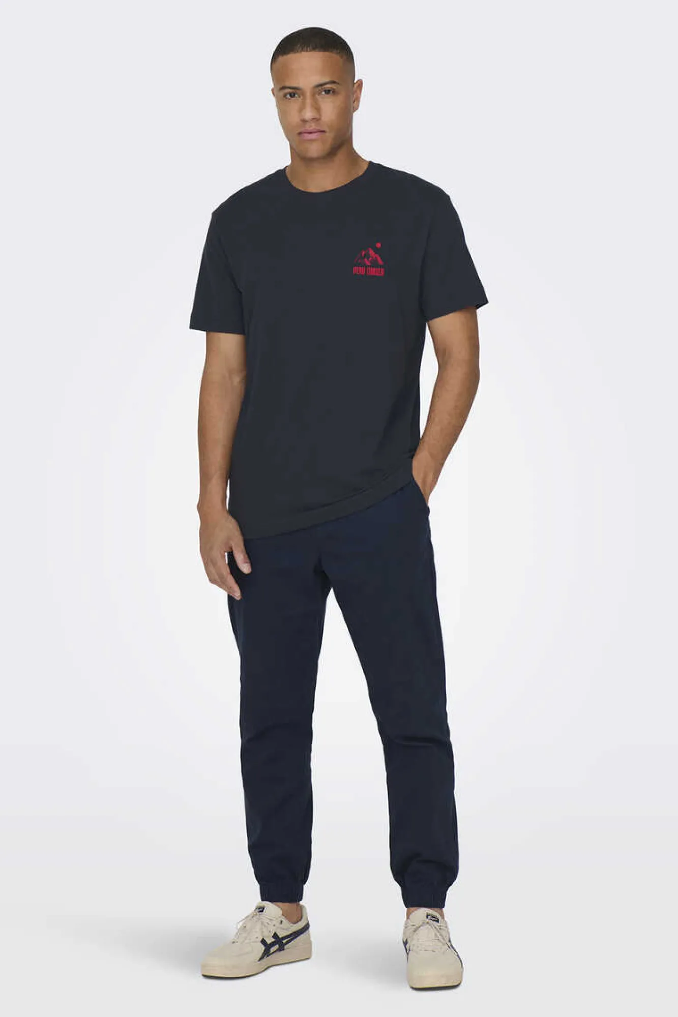 Only & Sons T-Shirt De Manga Curta Marinho Online