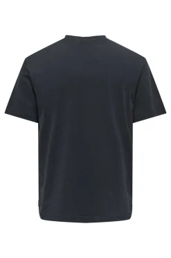 Only & Sons T-Shirt De Manga Curta Marinho Online